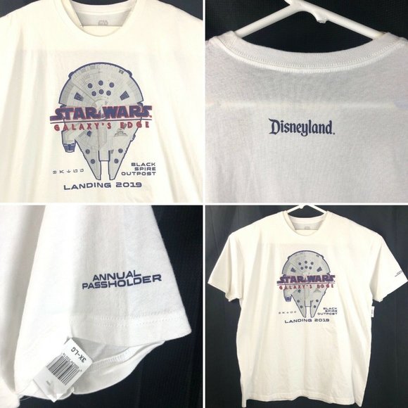 Disneyland Annual Passholder Star Wars Galaxys Edge Black Spire T-Shirt 3XL 2019 - Picture 1 of 10